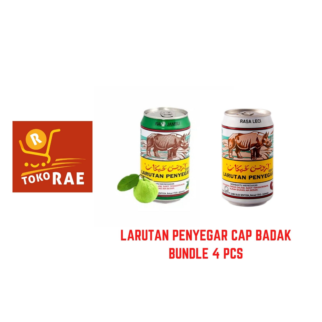 

Larutan Penyegar Cap Badak rasa Leci Jambu bundle 4pcs