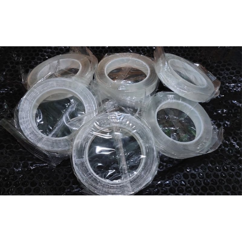 

DoubleTape Double Tape Nano Bening Jelly Transparan Transfaran 5M 5Meter