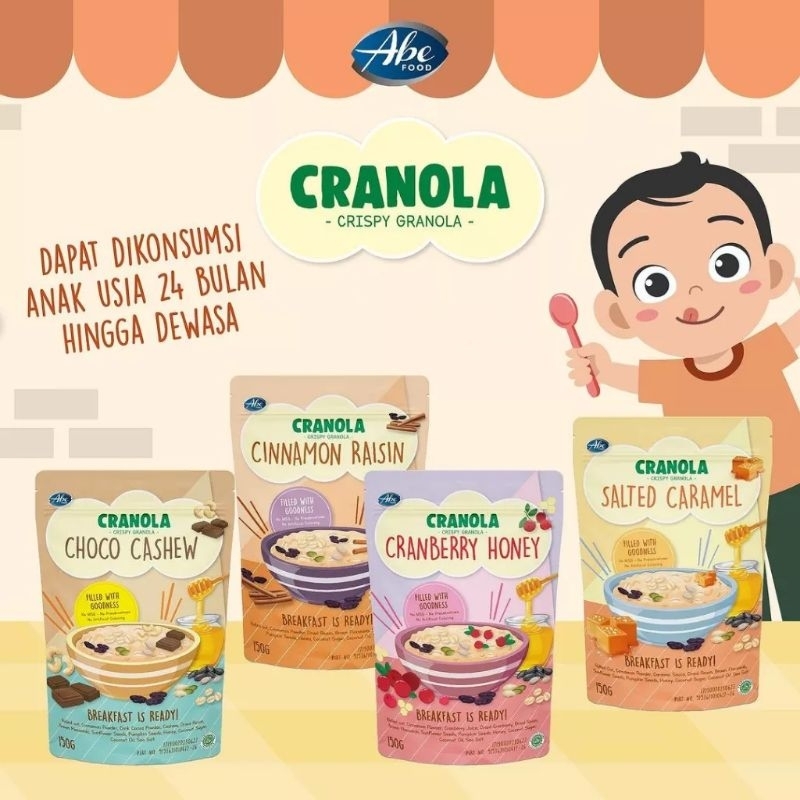 

Cranola Crispy Granola 150gr