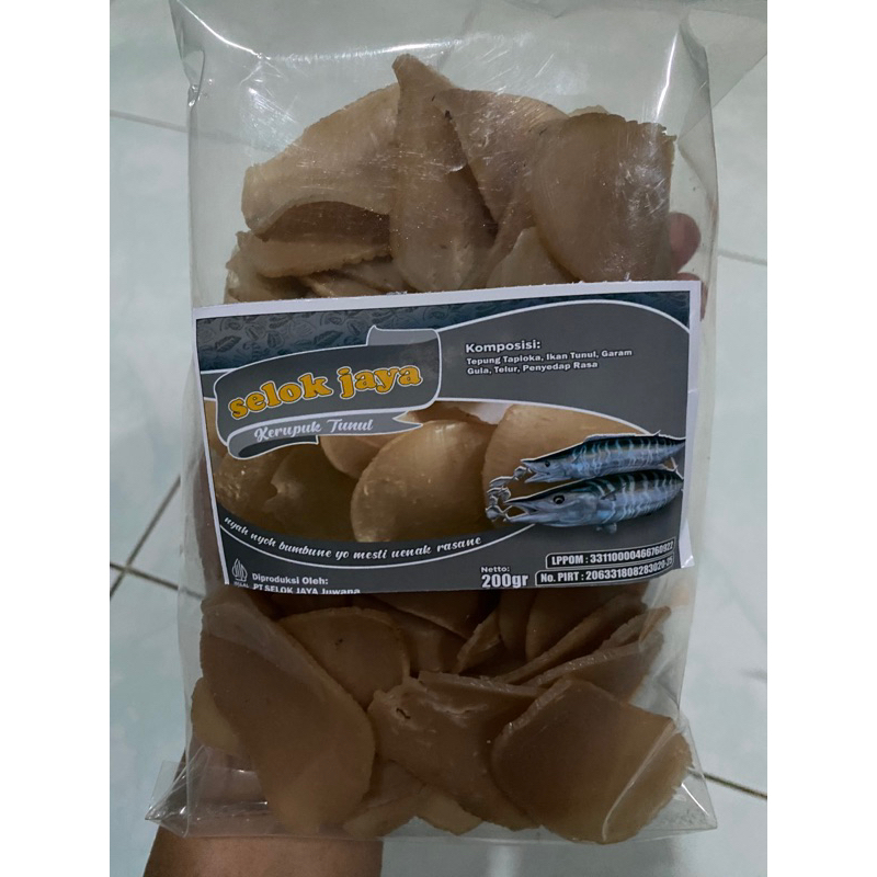 

Kerupuk ikan tunul