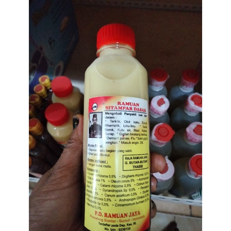 Minyak Urut sitampar dasar ,sibutar-butar 500 gram