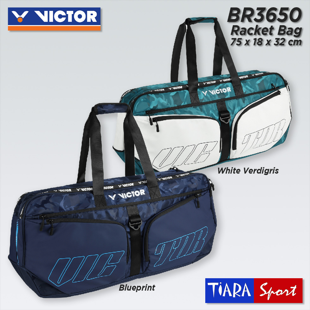 Tas Raket 2R VICTOR BR3650 - Badminton Tenis Bag Kotak BR 3650