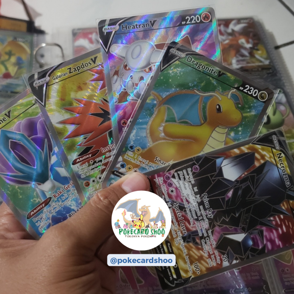 SR (Super Rare) POKEMON V SR POKEMON GX DAN SR TRAINER INDONESIA RANDOM MURAH ORIGINAL
