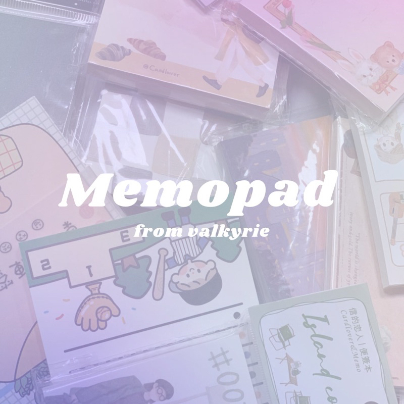 

CUTE KOREAN MEMOPAD {READ DESC}