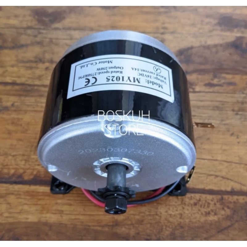 DC MOTOR SCUTER LISTRIK 24V 250W 2750RPM 14A