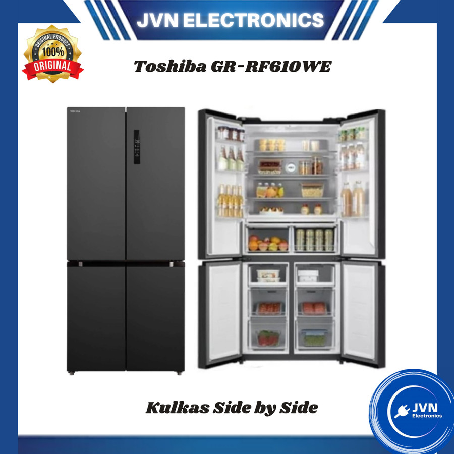 Kulkas Side by Side Toshiba GR-RF610WE