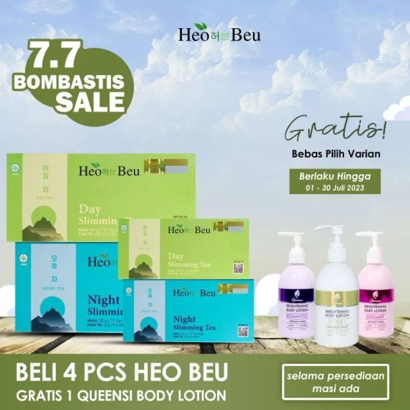 

Heo Beu New kemasan Teh herbal Alami penurun berat badan