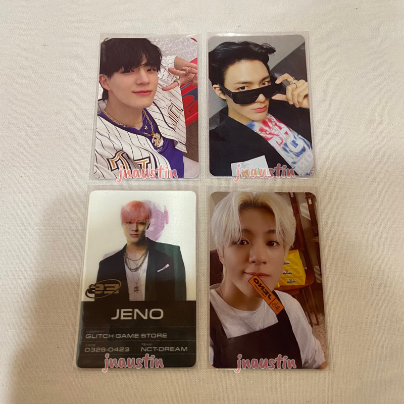 [BACA DESKRIPSI] PHOTOCARD NCT JENO pc jeno digipack beatbox, jeno agent, jeno lenti glimo, jeno caf