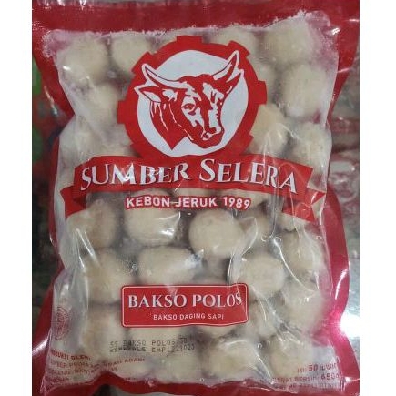 

SUMBER SELERA BAKSO POLOS 650 GR 50 PCS