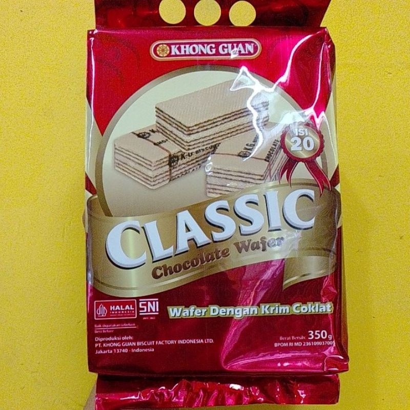

Khong Guan Classic chocolate Wafer 350G