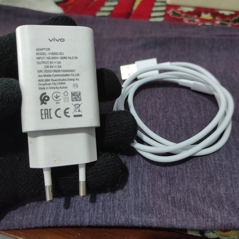 charger vivo 18 watt Fast charging original copotan HP