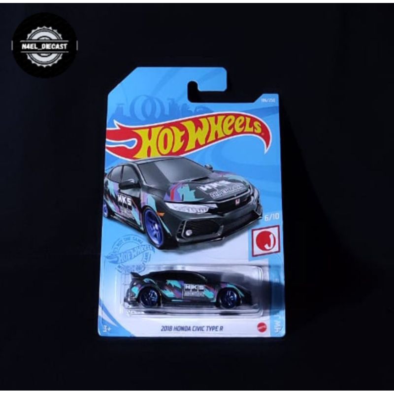 Hotwheels 2018 Honda Civic Type R HKS