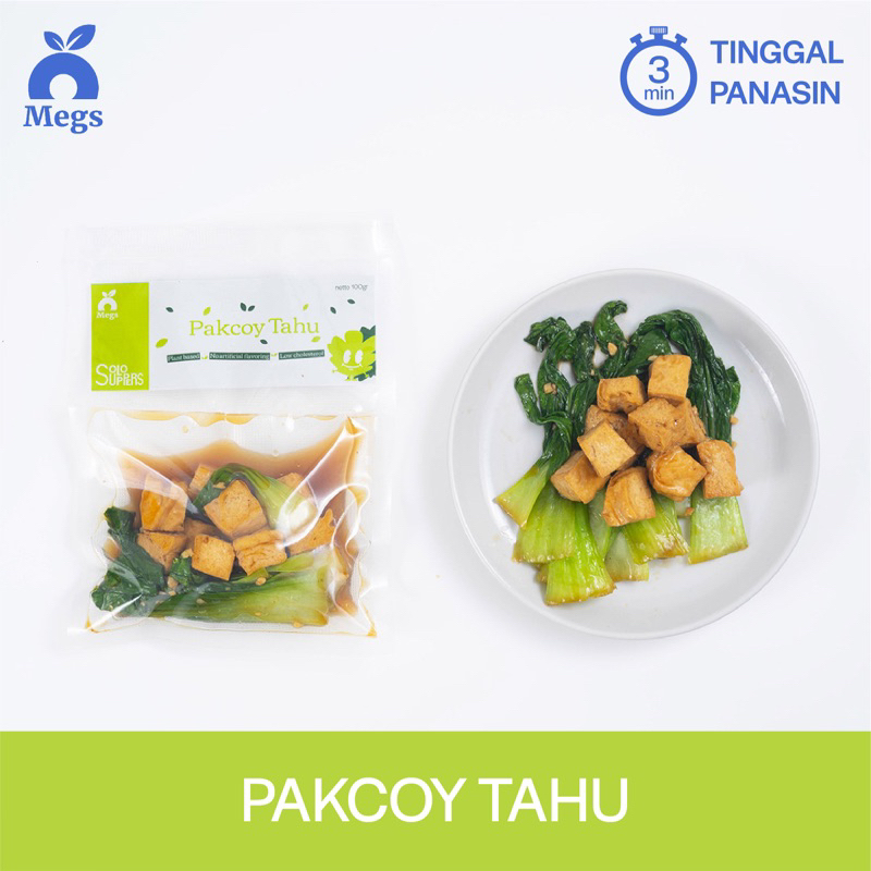 

PAKCOY TAHU - MAKANAN INSTANT/ SIAP MAKAN/ READY TO EAT (SOLO SUPPERS BY MEGS)