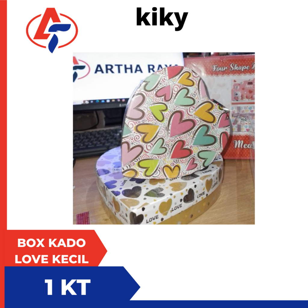 

Box kado kiky bentuk hati size kecil