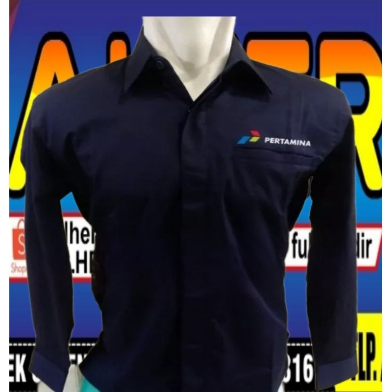 kemeja Pertamina baju Pertamina seragam Pertamina kemeja SPBU Baju SPBU baju kerja Pertamina seragam