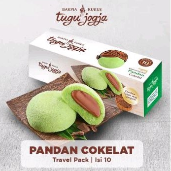 

Bakpia Kukus Tugu Jogja Rasa Pandan Cokelat- Travel Pack