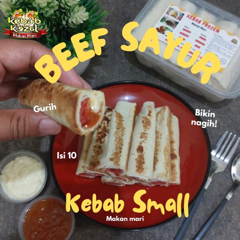 

Kebab Frozen Beef Sayur Small