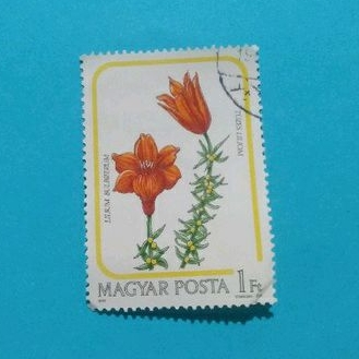 

S036. Perangko Bunga Lilium Bulbiferum