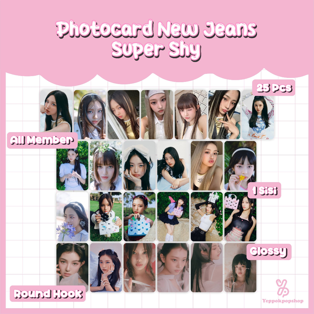 PHOTOCARD NEW JEANS SUPER SHY UNOFFICIAL