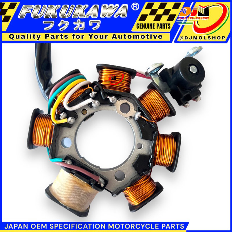 PROMO SALE Spull Pengapian CDI Stator Plus Pulser Scorpio 5BP Original FUKUKAWA