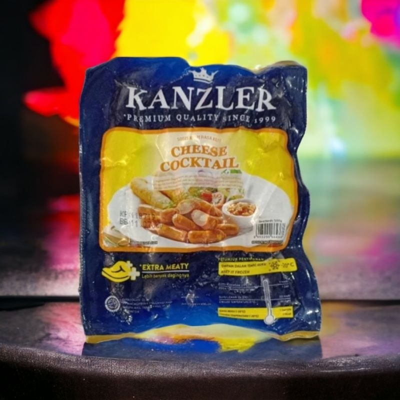 

RN_Frozen - KANZLER Sosis Cheese Cocktail Berat Bersih 500 Gram