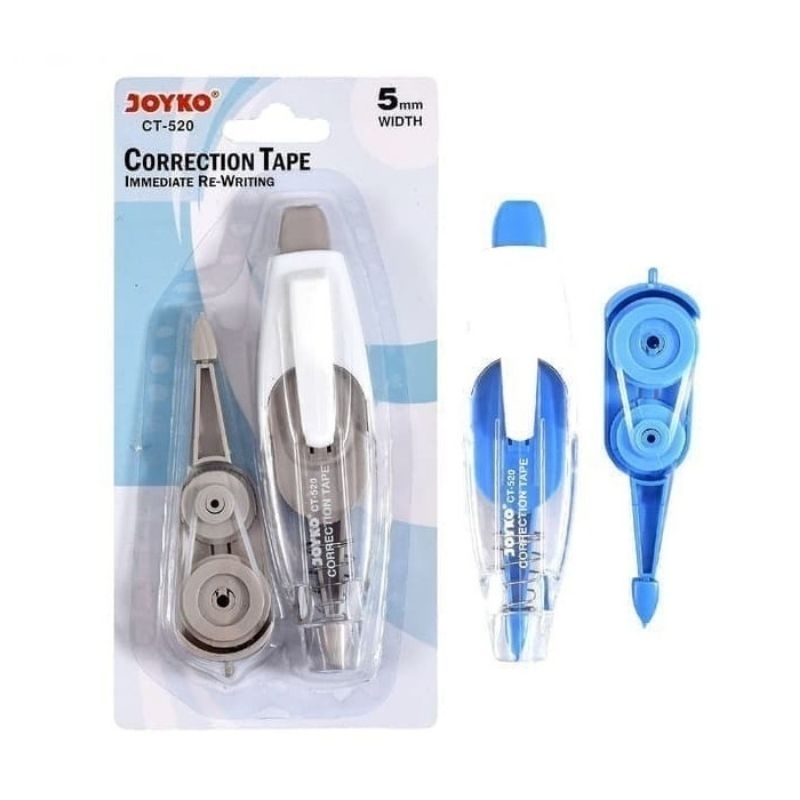 

Corection Tape/Stipo Kertas/Tip X/Penghapus/JOYKO CT-520