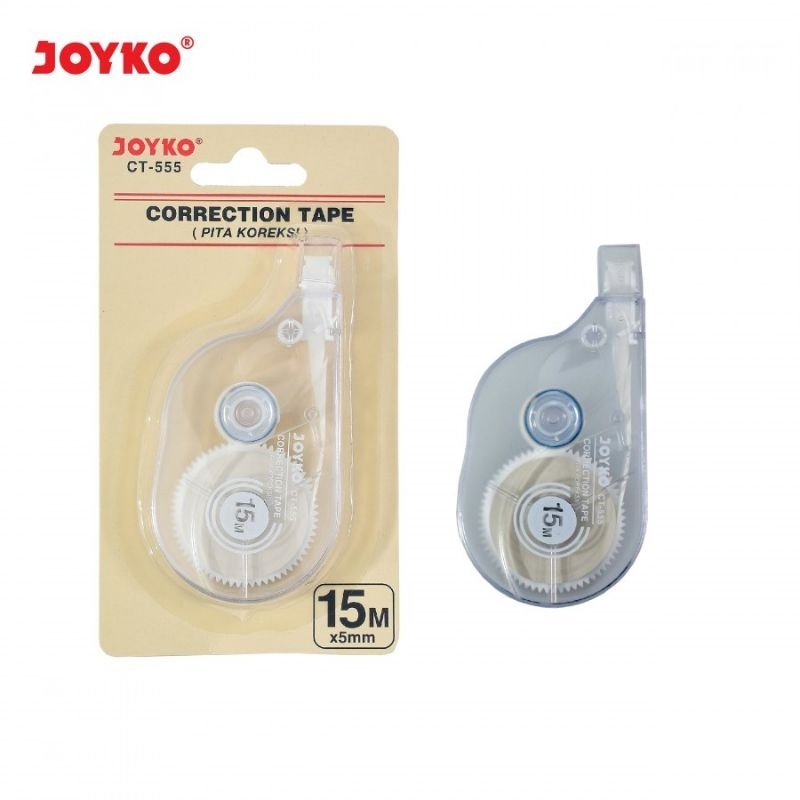 

Corection Tape/Stipo Kertas/Penghapus/Tip X/JOYKO CT-555