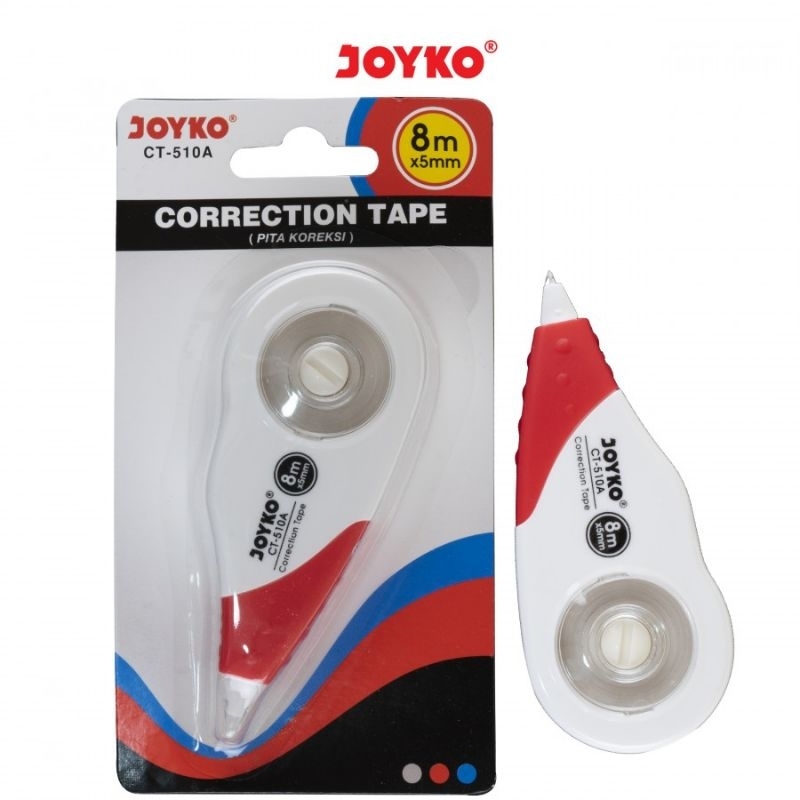 

Corection Tape/Tip X/Stipo Kertas/Penghapus/JOYKO CT-510A