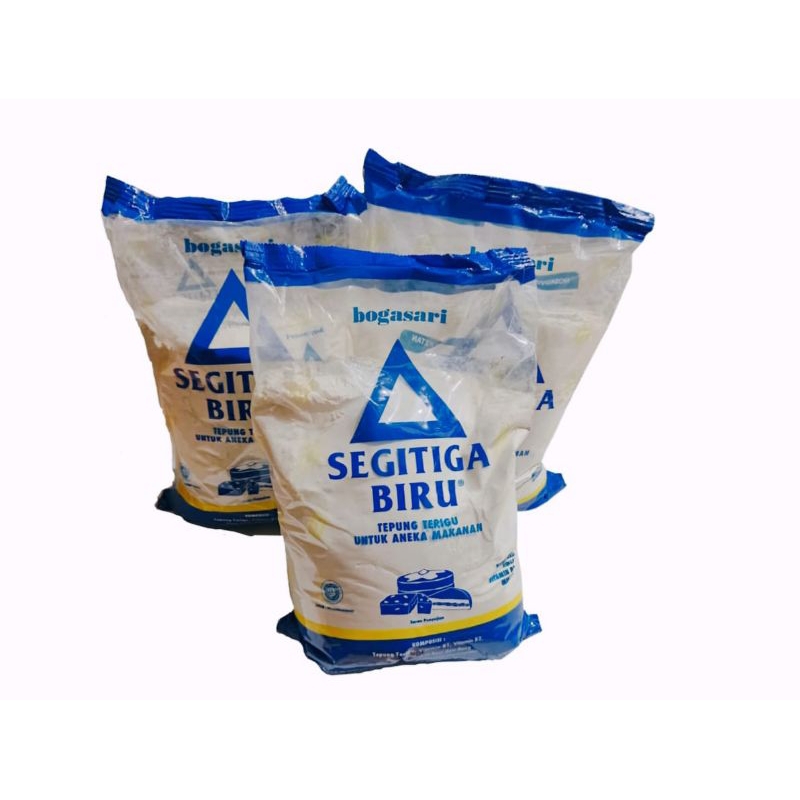 

Tepung Terigu Segitiga Biru Bogasari Kemasan 1kg
