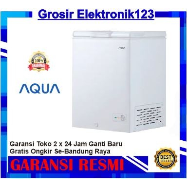 AQUA AQF 150 HC CHEST FREEZER BOX 150HC LEMARI PEMBEKU 146 LITER