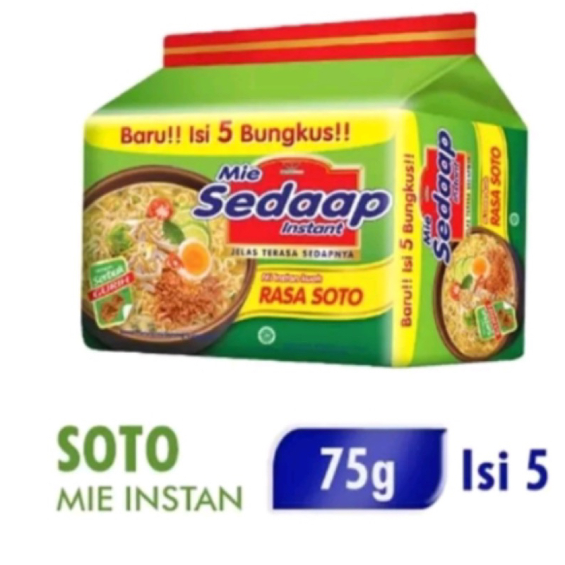 

Sedaap mie kuah rasa soto