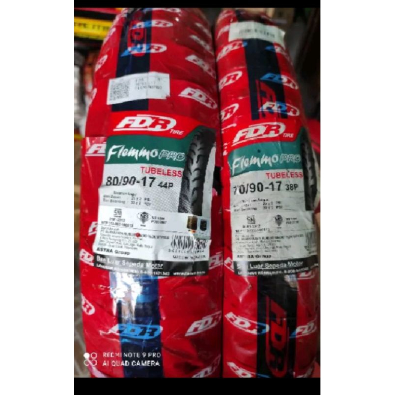Ban flemmo pro tubeless 70 90-17 80 90-17 90 90-17