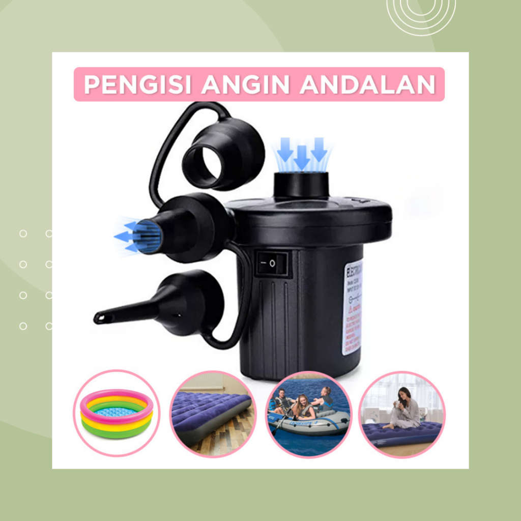 Goto Stormy Pompa Angin Listrik Kolam Renang Kasur Elektrik Air Pump
