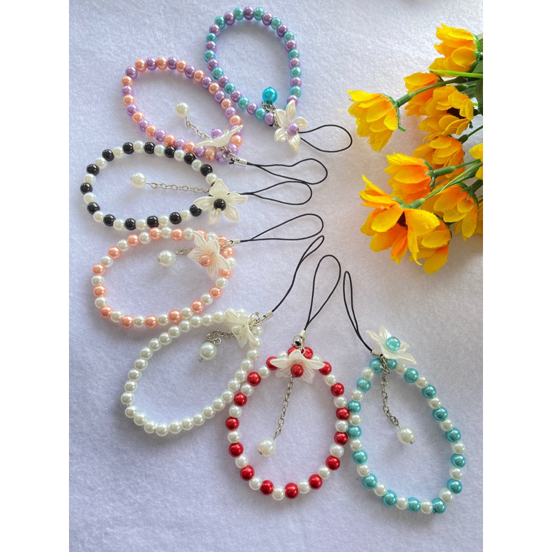 GANTUNGAN HP SWEETY/gantungan hp lucu mutiara murah stap hp