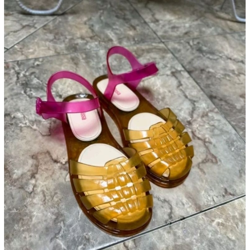 sepatu sendal Meli*sa jelly shoes Obsession kuning
