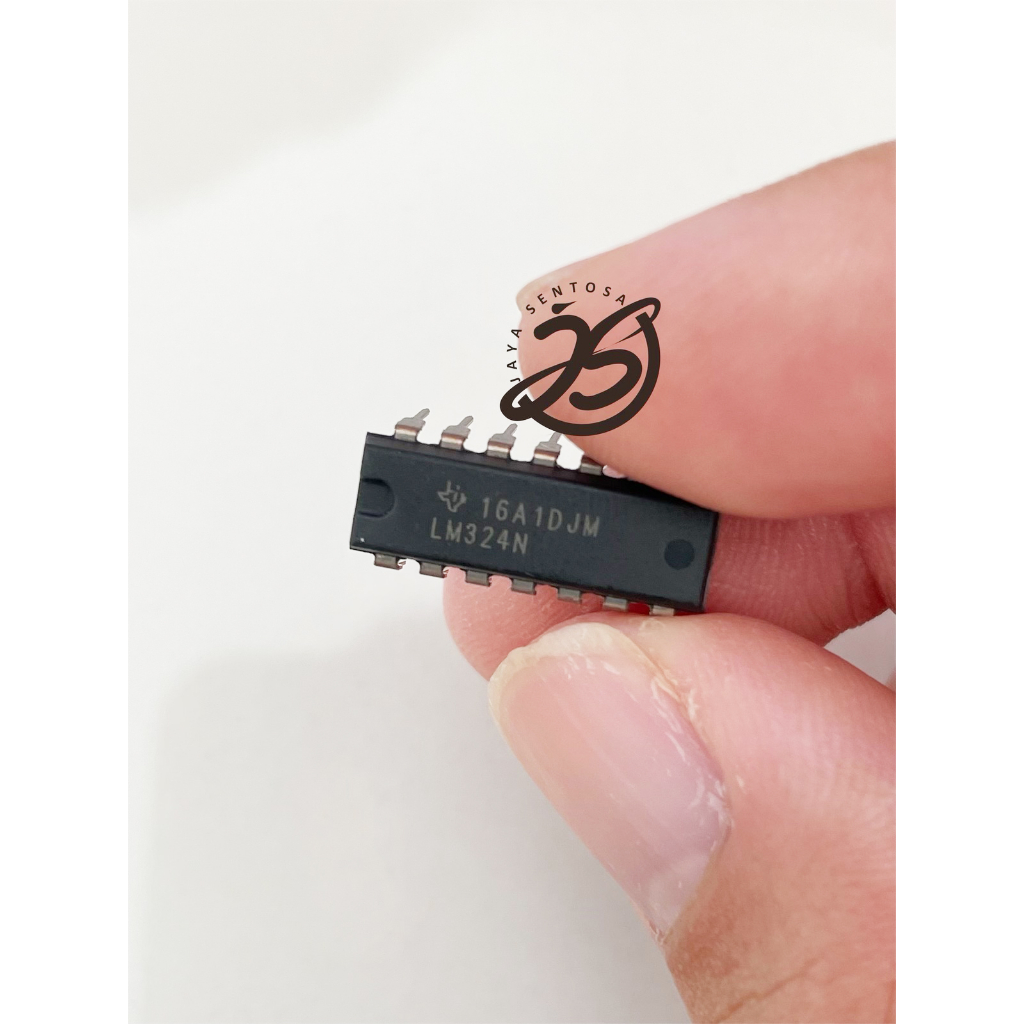 LM324 ASLI ORIGINAL (1 BUAH) IC LM 324 TEXAS ORIGINAL LM324N ORI LM-324 TEXAS ups