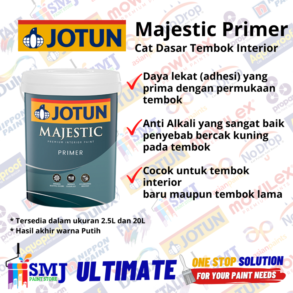 Cat Dasar Tembok Interior Jotun MAJESTIC PRIMER 20L
