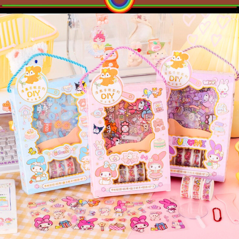 

DIY GANTUNGAN AKRILIK MINI KIPAS MELODY STIKER PET SANRIO STIKER DIARY SCRAPBOOK GANTUNGAN KUNCI TAS LUCU SET STIKER DIY @wallpaperdbest