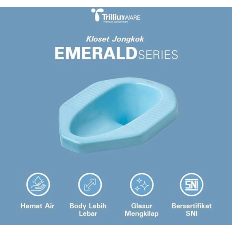 Toilet / CLOSET JONGKOK KLOSET JONGKOK WC JONGKOK TRILLIUNWARE