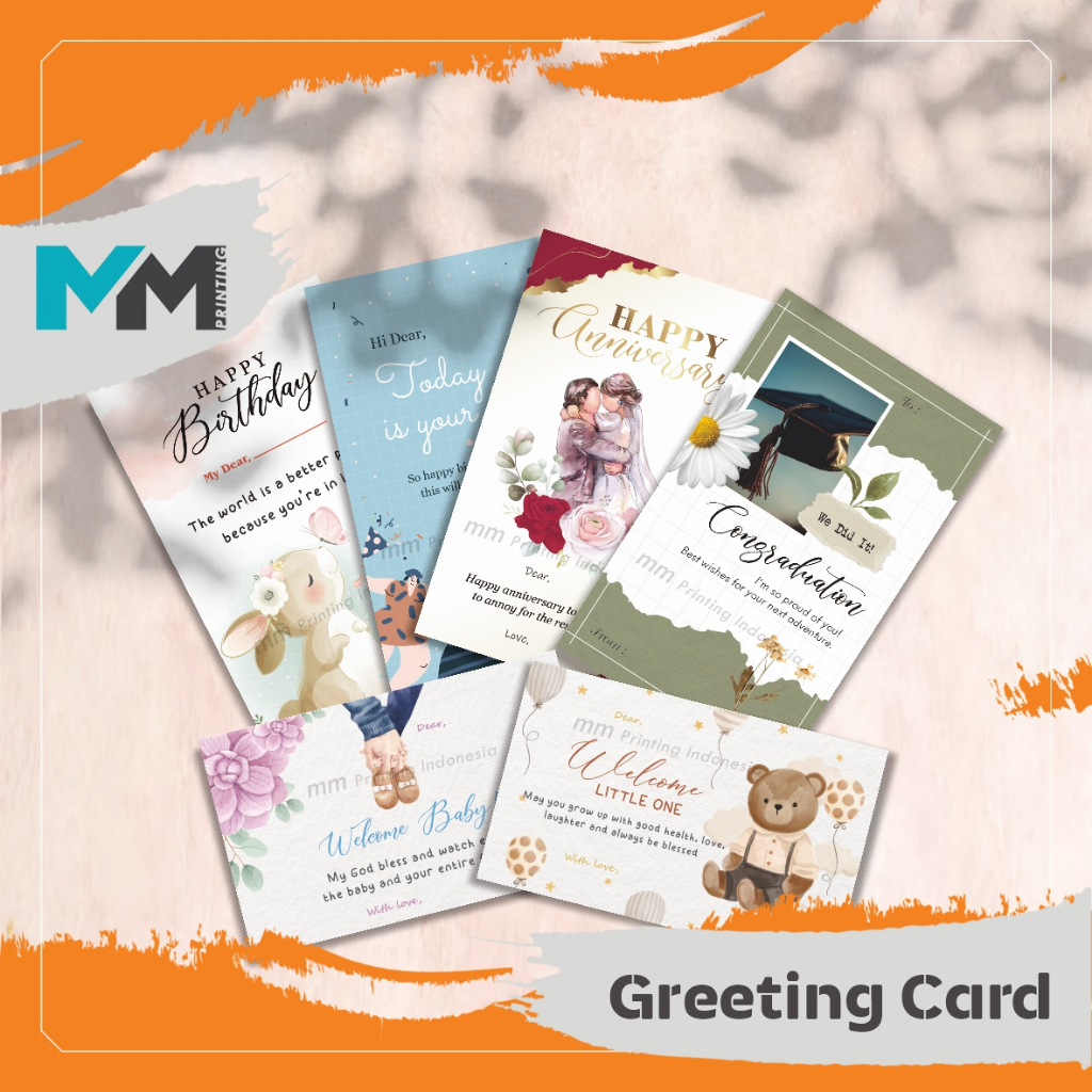 

[Isi 15pcs]Greeting Card/Kartu ucapan/Kartu selamat/Kartu ulang tahun