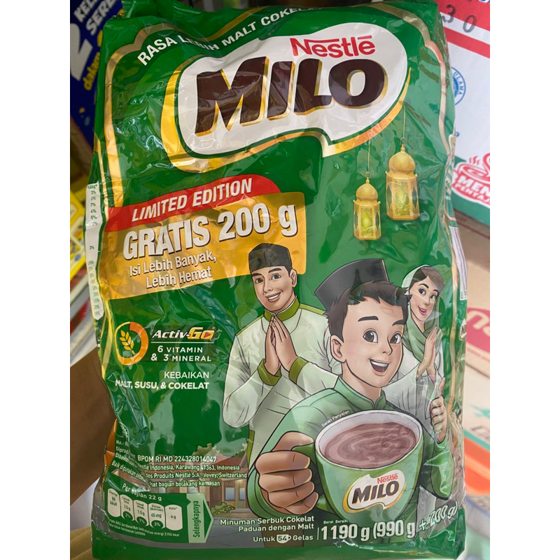 

Milo Activ Go 990gr + 200gr