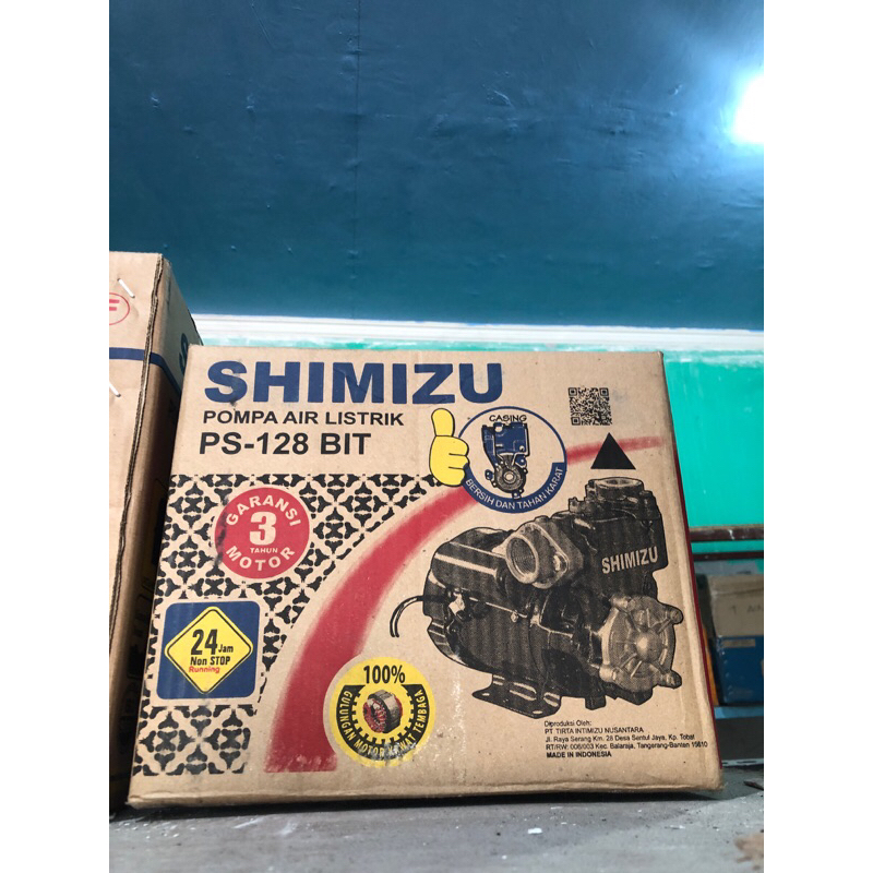 POMPA AIR LISTRIK SHIMIZU SEMI JETPUMP 128 Bit Original