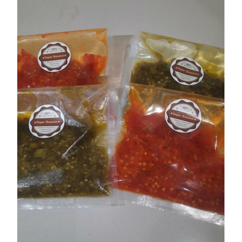 

Aneka Sambal Varian (Pete Ijo / Merah Gebrak / Bawang / Pete Merah / Cumi Ijo / Cumi Merah)