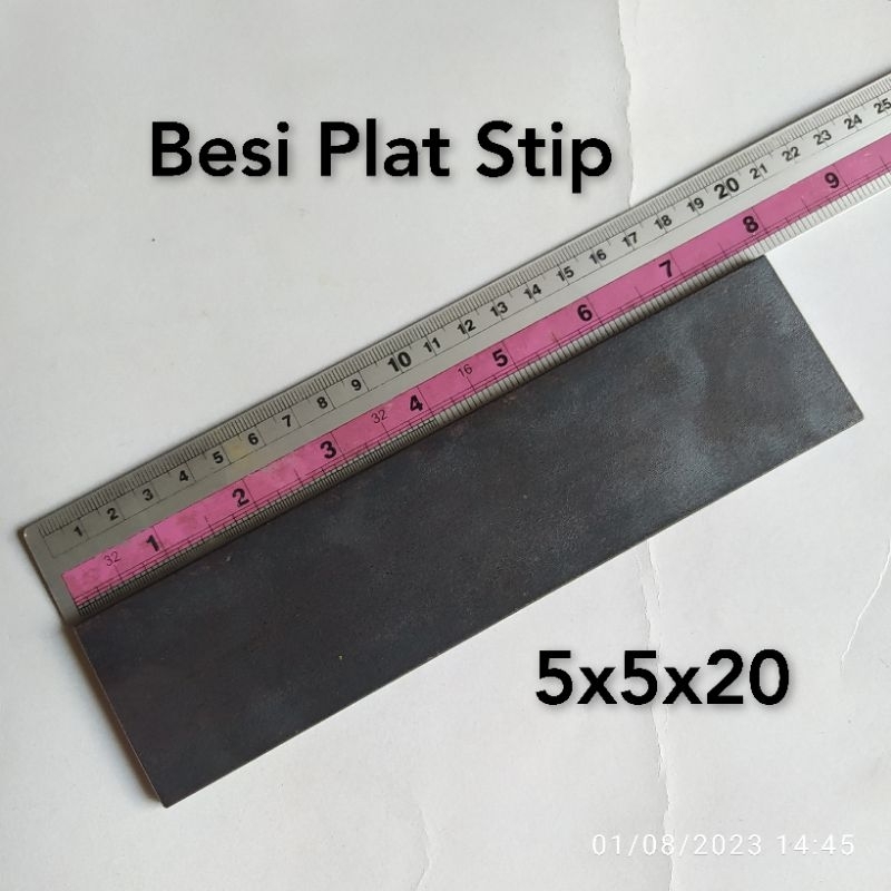 Besi Plat Lebar 5 cm Tebal 5 mm Panjang 20 cm