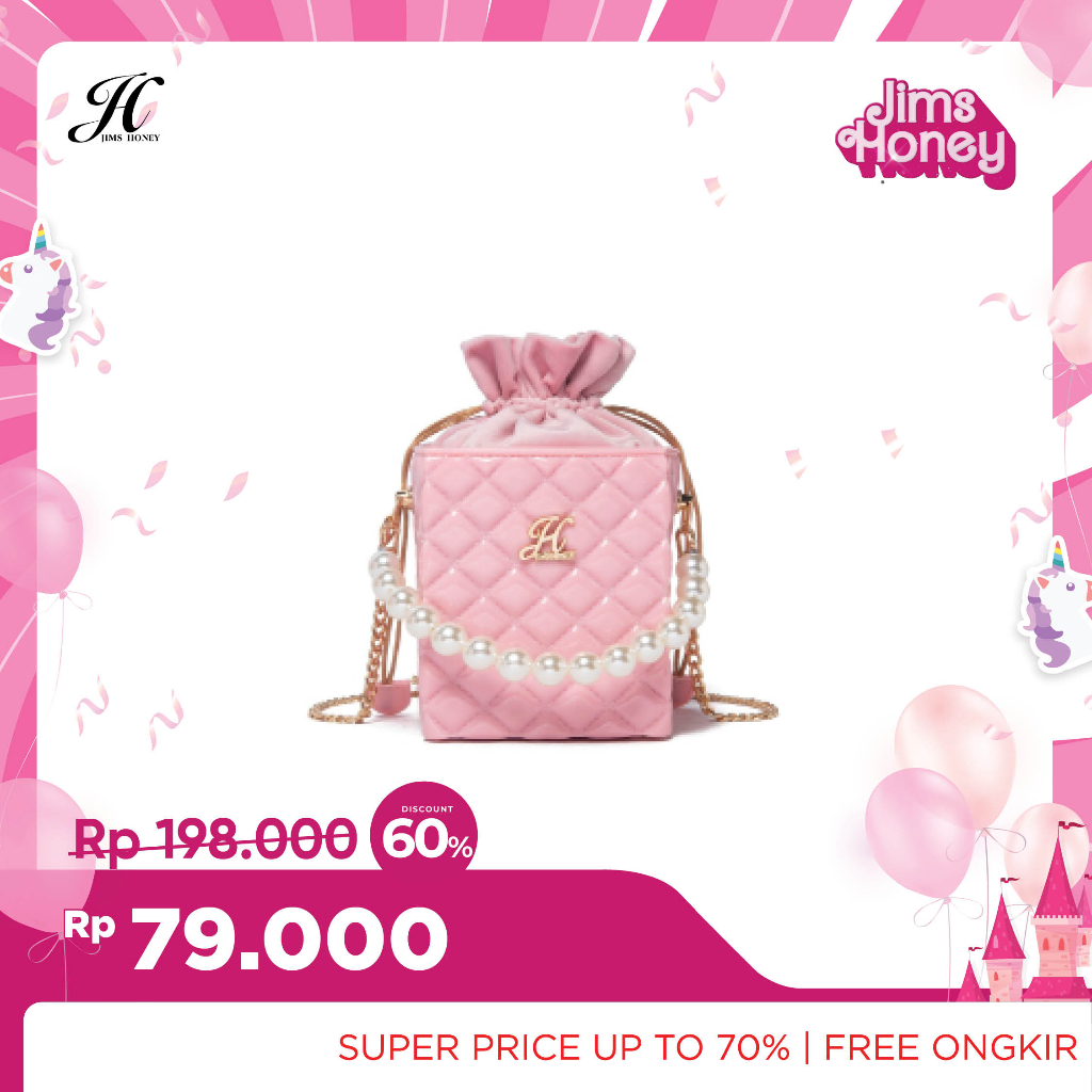 JIMS HONEY NAOMI MINI BAG TAS SELEMPANG KUBUS WANITA