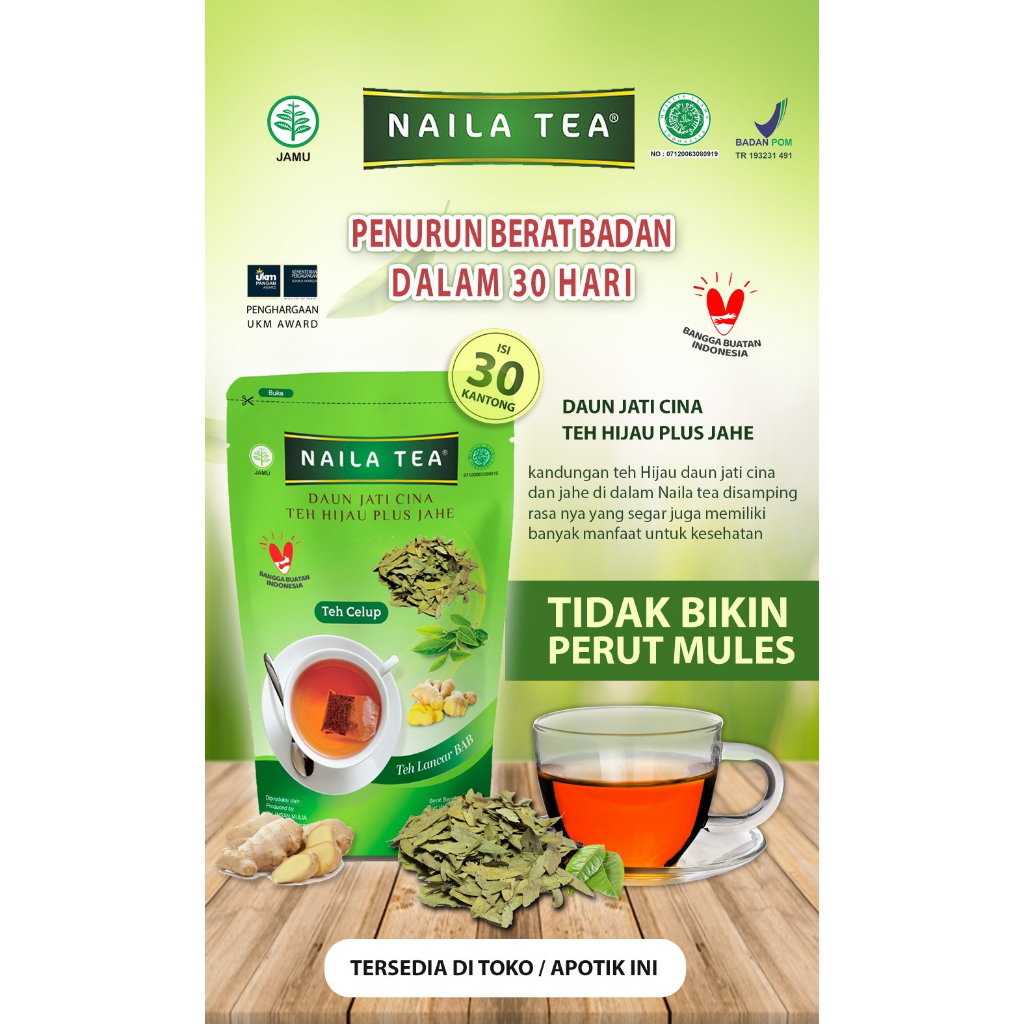 

NAILA TEA Peluntur Lemak