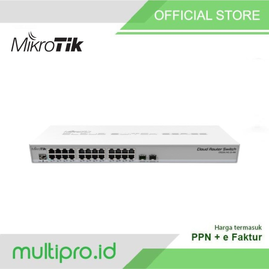 Mikrotik CRS326-24G-2S+RM RouterBoard CRS326-24G-2S+RM