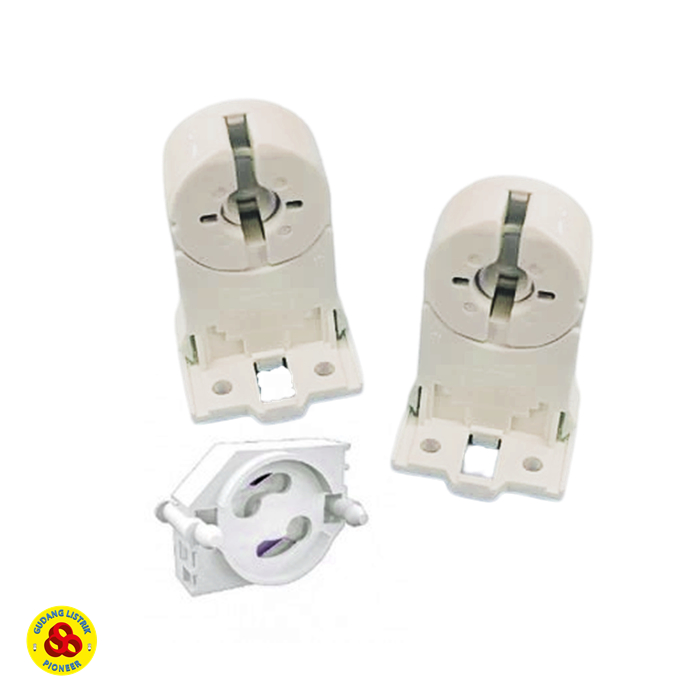 1 Pasang Fitting TL T8 Dengan Fitting Stater Set