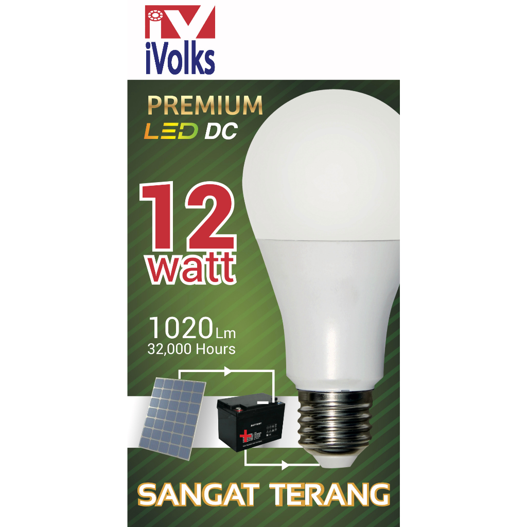 Lampu LED bohlam DC 12V 3W / 12V 5W / 12V 7W / 12V 9W / 12V 12W  Lampu LED bohlam  bulb DC lampu led