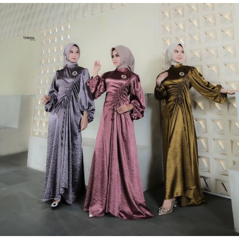 MK Winona dress Keylara dress Maira dress gamis pesta gamis kondangan MISSKAMIHIJAB
